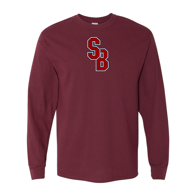 Men's Stony Brook Seawolves Gildan Heavy Cotton Long Sleeve T-Shirt