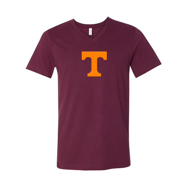 Tennessee Volunteers BELLA  CANVAS - Jersey V-Neck T-Shirt