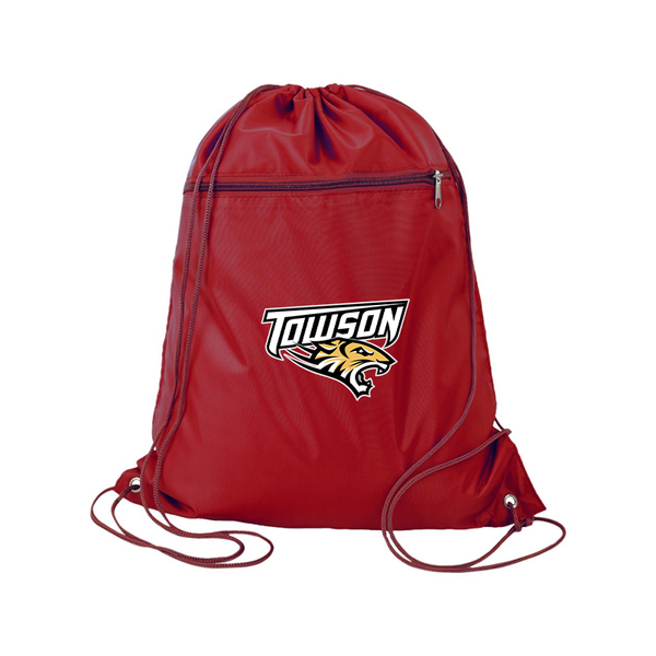 Towson Tigers Q-Tees - Polyester Cinchpack