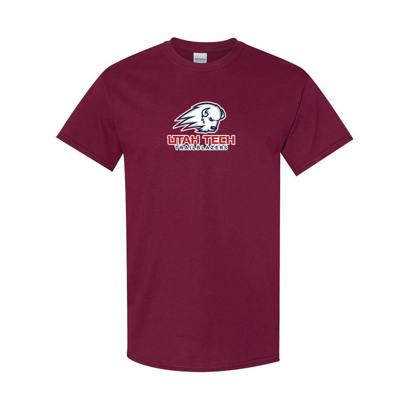 Men's Utah Tech Trailblazers  Gildan Heavy Cotton T-Shirt