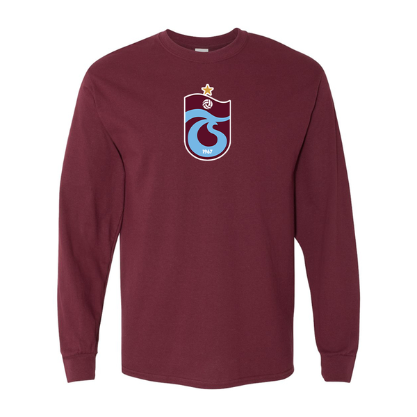 Men's Trabzonspor Soccer Gildan Heavy Cotton Long Sleeve T-Shirt
