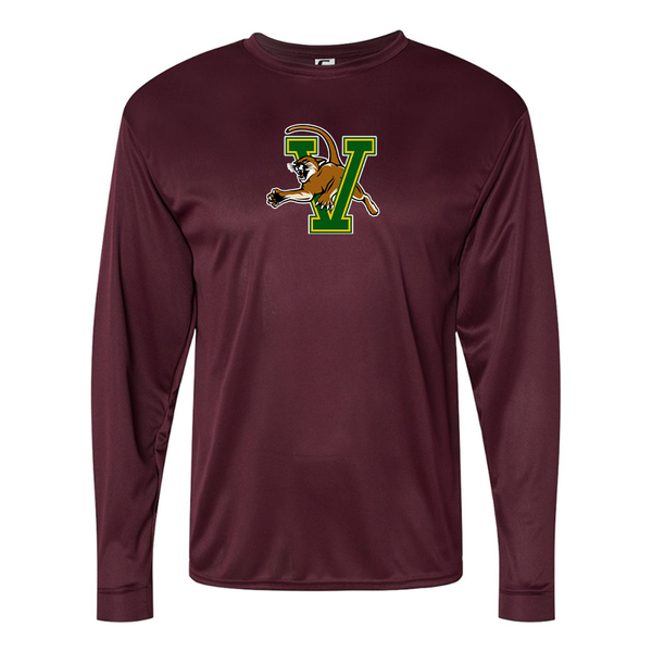 Men's Vermont Catamounts  Performance Long Sleeve T-Shirt