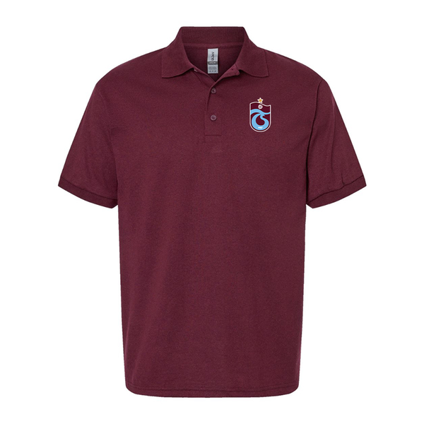 Men's Trabzonspor Soccer Gildan Dry Blend Jersey Polo