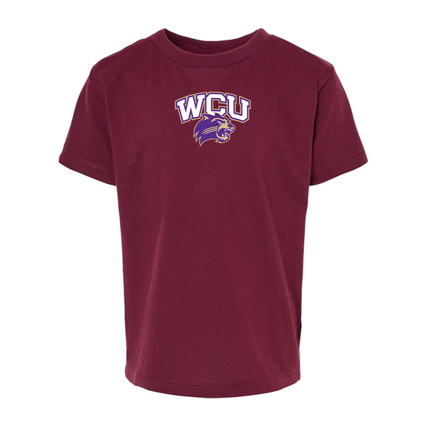 Western Carolina Catamounts BELLA  CANVAS Toddler Jersey Tee