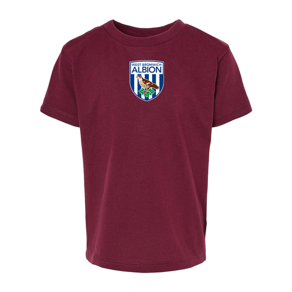West Bromwich Albion Soccer BELLA  CANVAS Toddler Jersey Tee