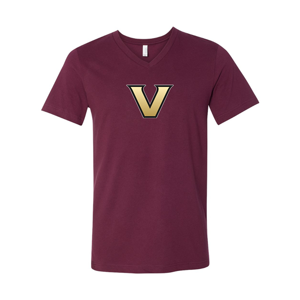 Vanderbilt Commodores BELLA  CANVAS - Jersey V-Neck T-Shirt