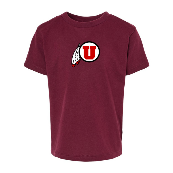 Utah Utes BELLA  CANVAS Toddler Jersey Tee