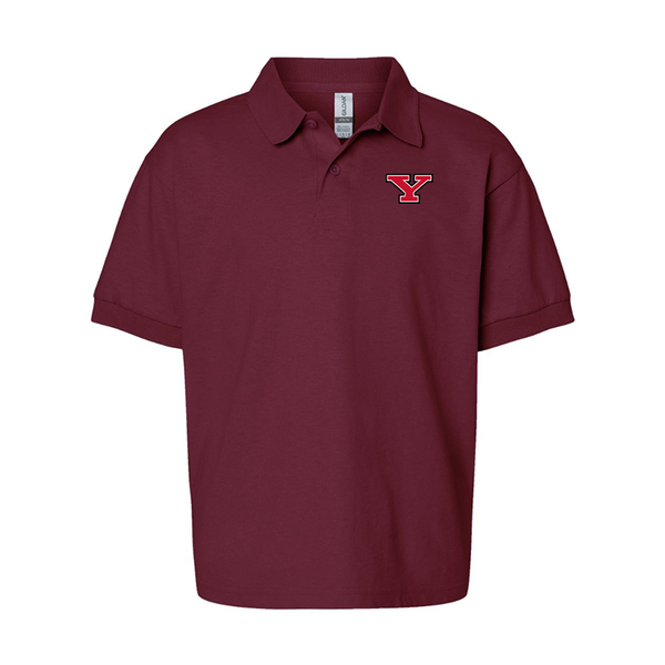 Youth  Youngstown State Penguins Gildan Dry Blend Jersey Polo