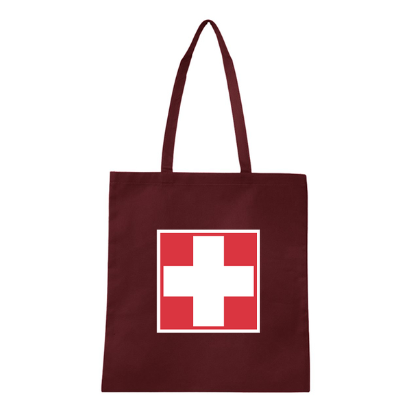 Switzerland National Football Soccer Team  Q-Tees Non-Woven  Tote