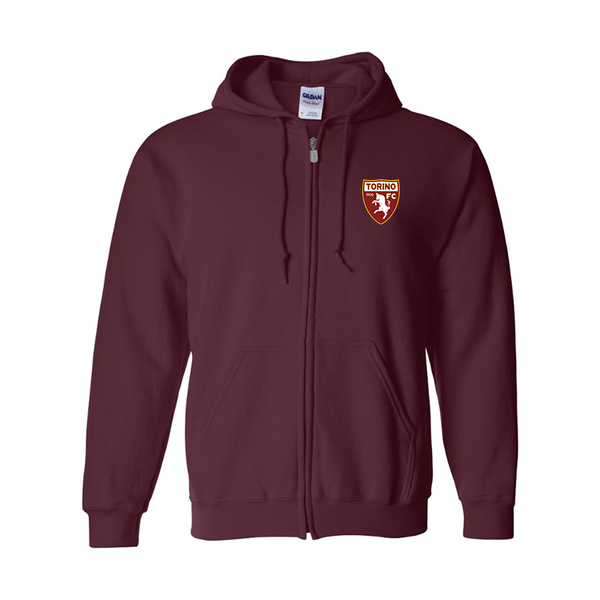 Men's Torino Soccer Gildan  Heavy Blend Full Zip Hooded Sweatshirt