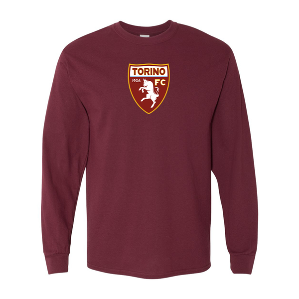 Men's Torino Soccer Gildan Heavy Cotton Long Sleeve T-Shirt