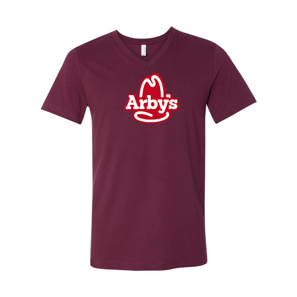 Men's Arbys BELLA + CANVAS - Jersey V-Neck T-Shirt