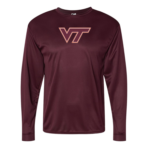 Men's Virginia Tech Hokies Performance Long Sleeve T-Shirt