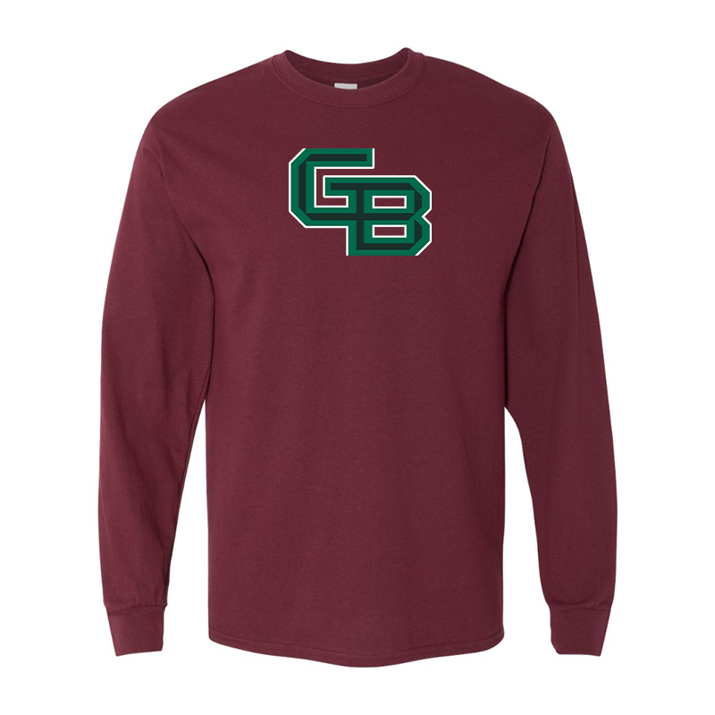 Men's Wisconsin Green Bay Phoenix Gildan Heavy Cotton Long Sleeve T-Shirt