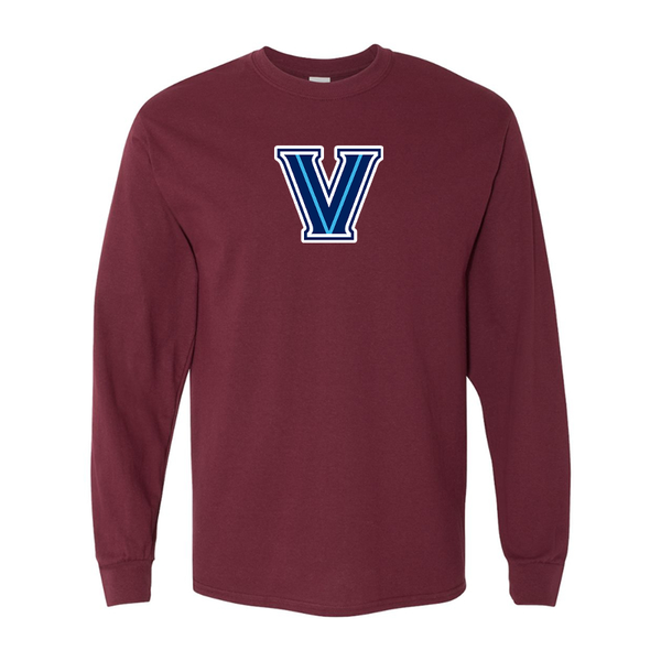 Men's Villanova Wildcats Gildan Heavy Cotton Long Sleeve T-Shirt