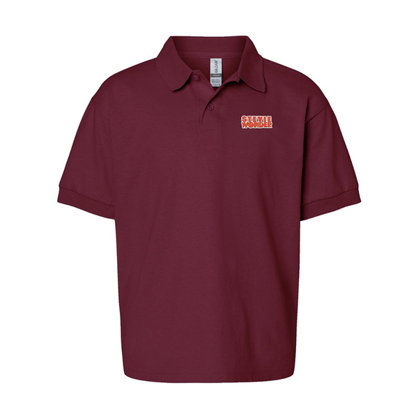 Youth  Stevie wonder Gildan Dry Blend Jersey Polo