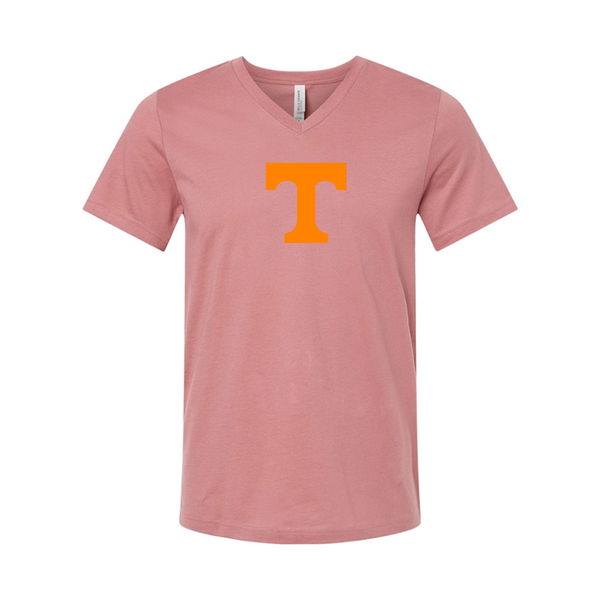 Tennessee Volunteers BELLA  CANVAS - Jersey V-Neck T-Shirt