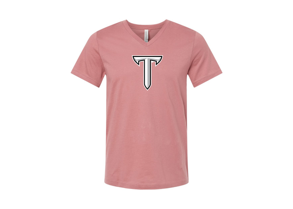 Troy Trojans BELLA  CANVAS - Jersey V-Neck T-Shirt
