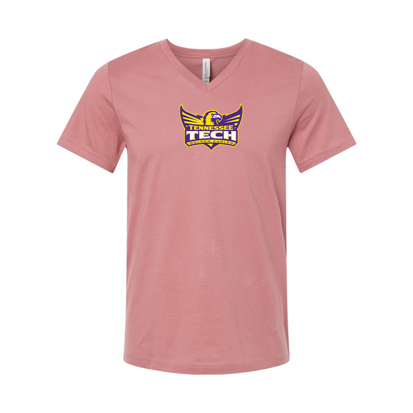 Tennessee Tech Golden Eagles BELLA  CANVAS - Jersey V-Neck T-Shirt