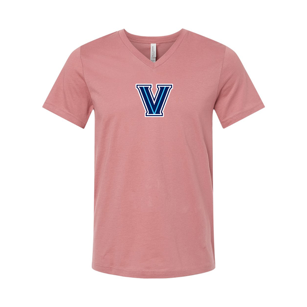 Villanova Wildcats BELLA  CANVAS - Jersey V-Neck T-Shirt
