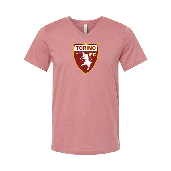 Torino Soccer BELLA  CANVAS - Jersey V-Neck T-Shirt