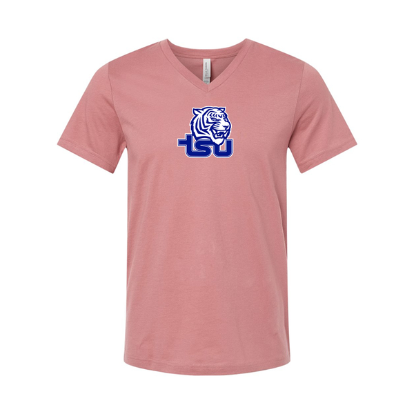 Tennessee State Tigers BELLA  CANVAS - Jersey V-Neck T-Shirt