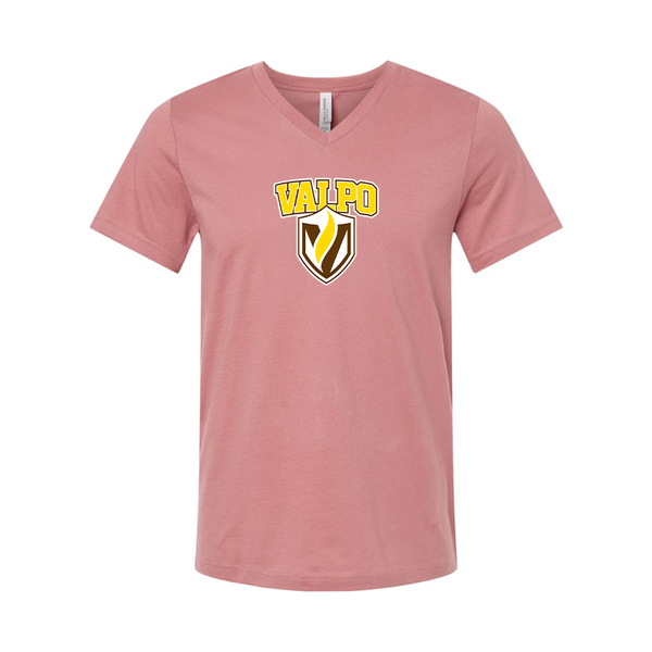 Valparaiso Crusaders BELLA  CANVAS - Jersey V-Neck T-Shirt