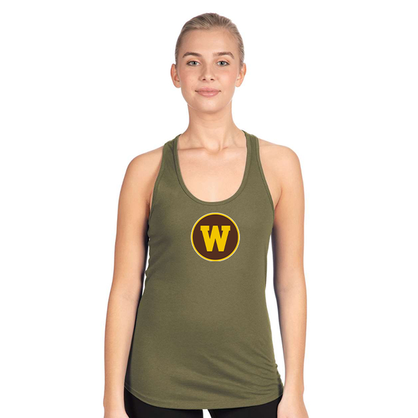 Women's  Western Michigan Broncos Next Level Ideal Racerback Tank