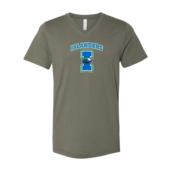 Men's  Texas AM CC Islanders  BELLA + CANVAS - Jersey V-Neck T-Shirt