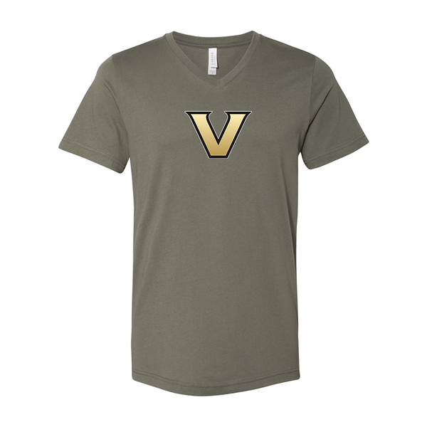 Vanderbilt Commodores BELLA  CANVAS - Jersey V-Neck T-Shirt