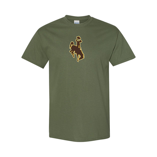 Men's  Wyoming Cowboys Gildan Heavy Cotton T-Shirt