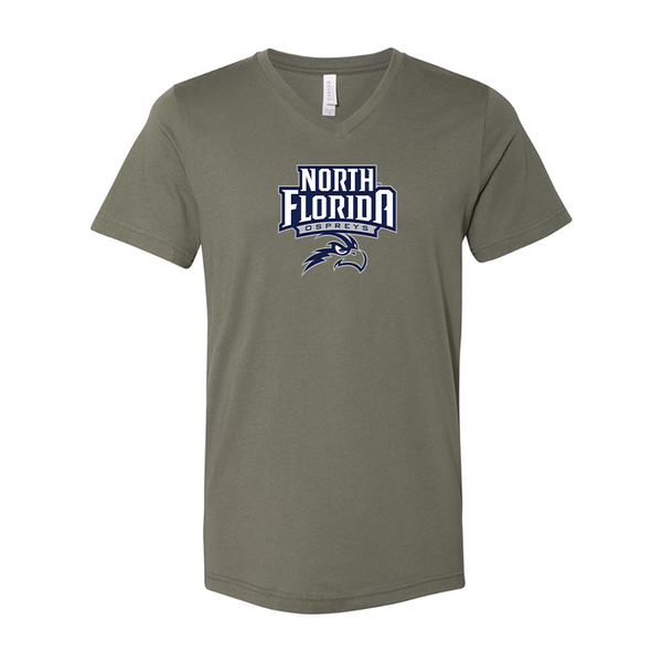 UNF Ospreys  BELLA  CANVAS - Jersey V-Neck T-Shirt