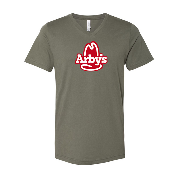 Men's Arbys BELLA + CANVAS - Jersey V-Neck T-Shirt