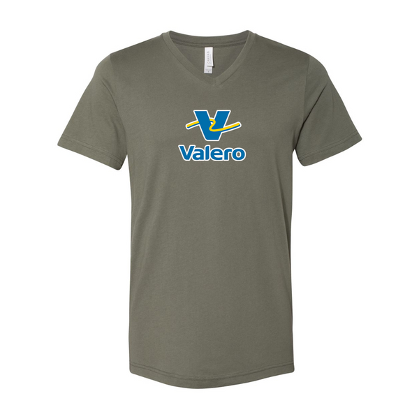 Valero Gas Station BELLA  CANVAS - Jersey V-Neck T-Shirt