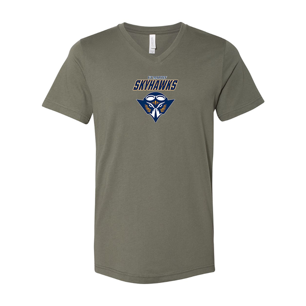 Tennessee Martin Skyhawks BELLA  CANVAS - Jersey V-Neck T-Shirt