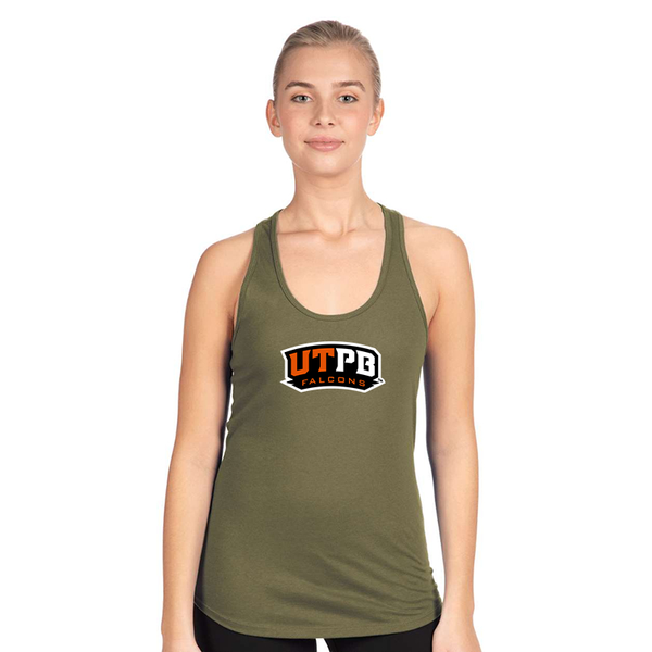 Women's  UTPB Falcons Next Level Ideal Racerback Tank