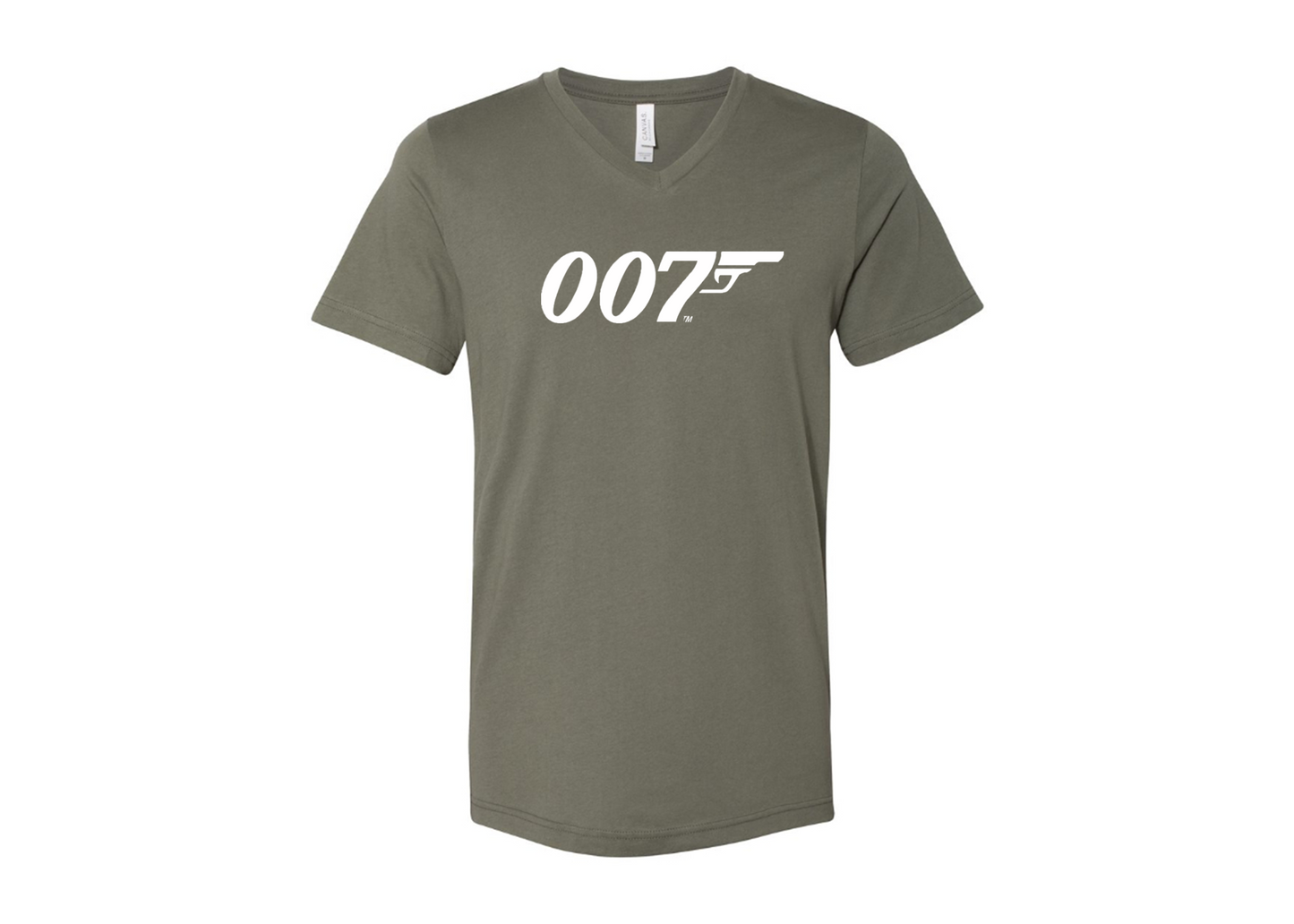 007 James Bond Movie - BELLA + CANVAS - Jersey V-Neck Tee - 3005