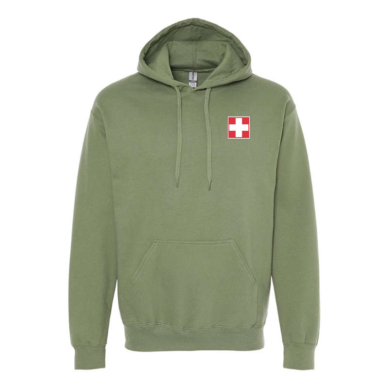 Men's  Switzerland National Football Soccer Team  Pullover Hoodie