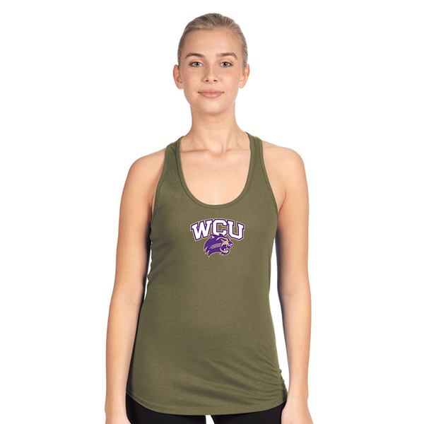 Women's Western Carolina CatamountsNext Level Ideal Racerback Tank