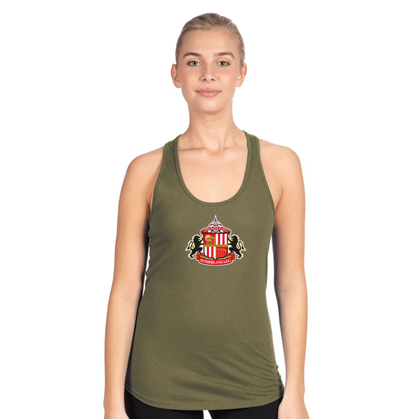 Women's Sunderland AFC Soccer Next Level Ideal Racerback Tank