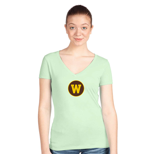 Women's Western Michigan Broncos Next Level V-Neck T-Shirt