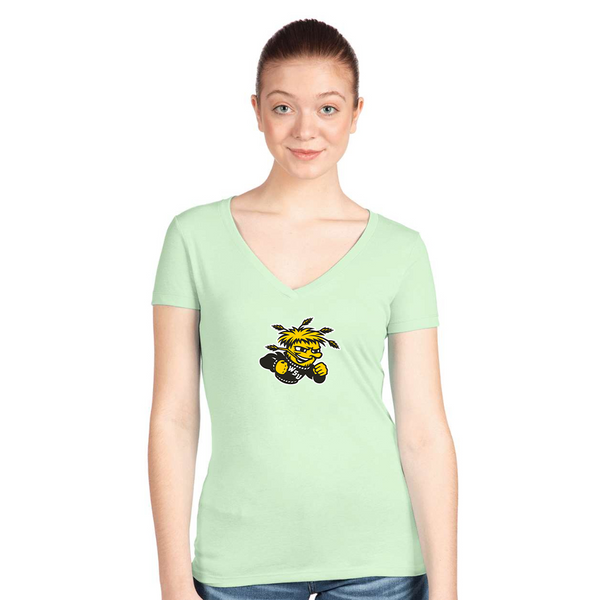 Women's Wichita State Shockers   Next Level V-Neck T-Shirt