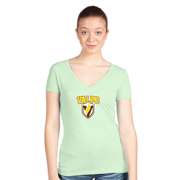 Women's Valparaiso Crusaders Next Level V-Neck T-Shirt