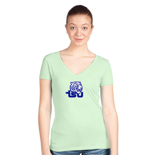 Women's Tennessee State Tigers  Next Level V-Neck T-Shirt