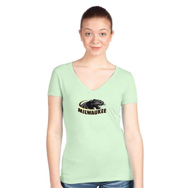 Women's Wisconsin Milwaukee Panthers Next Level V-Neck T-Shirt