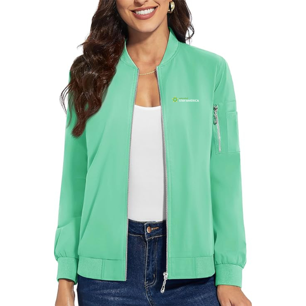 Women's Extended Stay America Premium Bomber Jacket Outerwear