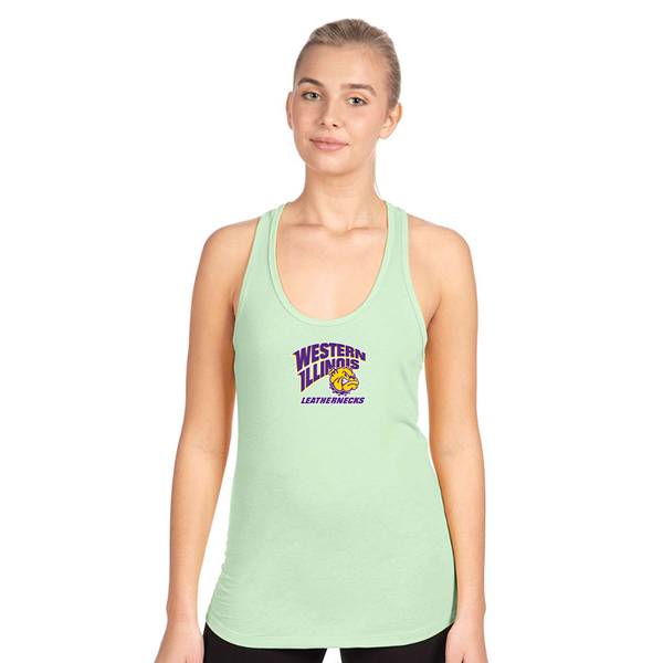 Women's Western Illinois Leathernecks Next Level Ideal Racerback Tank