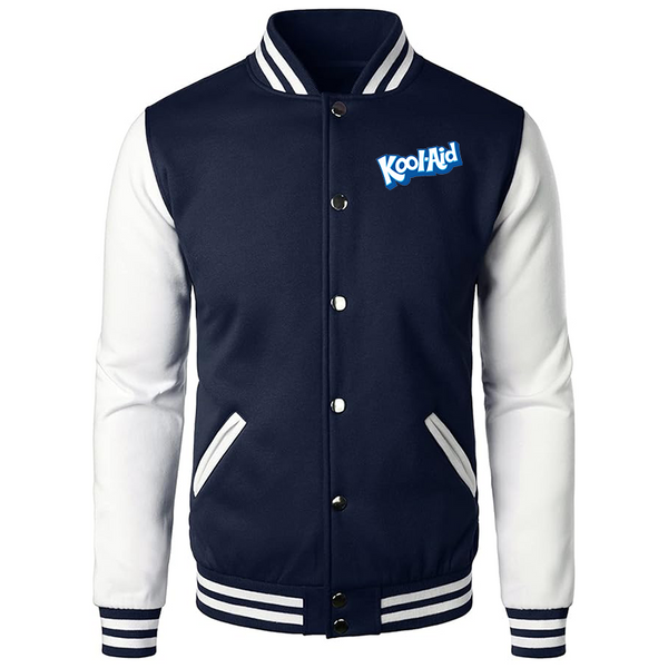 Men's kool-Aid Varsity Baseball Jacket Cotton Blend Letterman Jackets