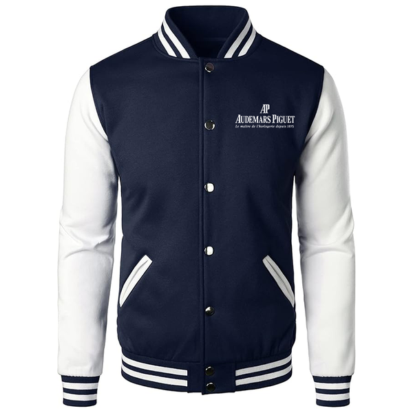 Men's Audemars-Piguet Varsity Baseball Jacket Cotton Blend Letterman Jackets