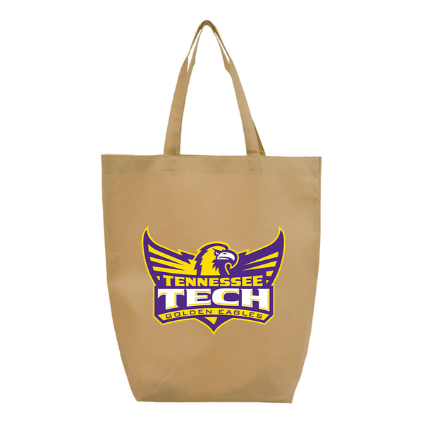 Tennessee Tech Golden Eagles Q-Tees Non-Woven Gusset Bottom Tote